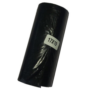 Heavy Duty Black Garbage Bag Roll 17x19 inch | Small size